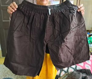 Brown Casual Shorts