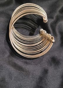 ✨ Elegant Silver Bangle Set * Adjustable *