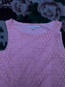 Pink Lace Top