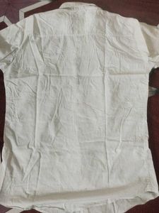 USPA White Striped Shirt
