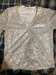 Sequin Top Branded Kotty