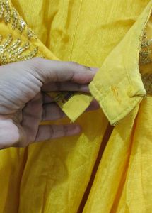 yellow pretty lehenga