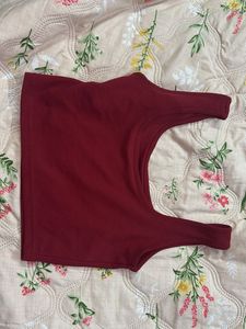 Burgundy Tank Top