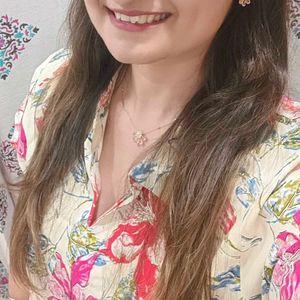 Cream Floral Dress