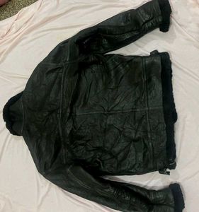 Vintage Leather Aviator Jacket