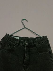 Straight Leg Denim Jeans