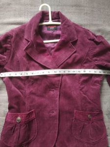 Corduroy Purple Blazer