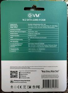 EVM 512GB M.2 SATA SSD