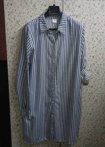 Stripe Shirt Dress