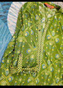 Rangriti Green Kurta