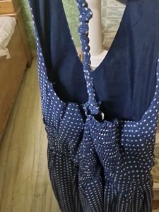 Atmosphere Blue Polka Dot Dress UK 8
