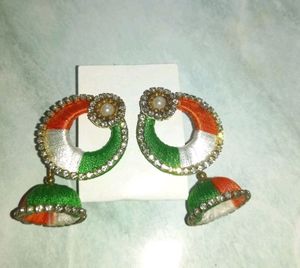 TRI COLOUR EARINGS