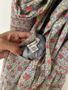 American Eagle Floral Flutter Sleeve Smocked Maxi