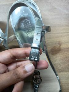 Silver Michael Kors Sandals