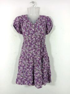 Purple Floral Dress (Women's)