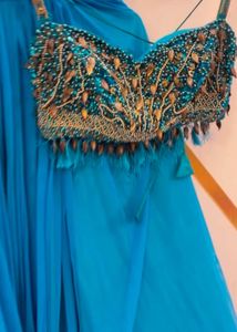 Blue Lehenga Choli Set