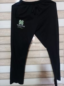 Black Cotton Trousers