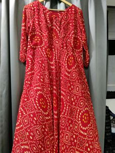 Bandhej Chunadi Kurta