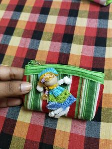 Handcrafted Doll Pouches (Set of 2)