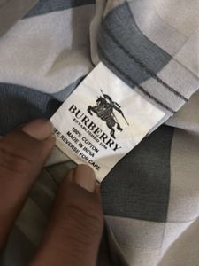 Burberry Short Sleeve Button Down