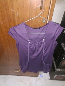 Pink &amp; Purple Dolman Sleeve Top
