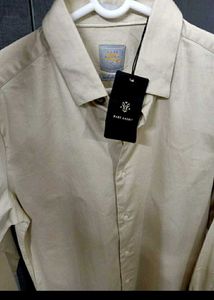 LAST PRICE RARE RABBIT Beige Regular Fit Shirt