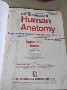 BD Chaurasia&#39;s Human Anatomy Vol 1