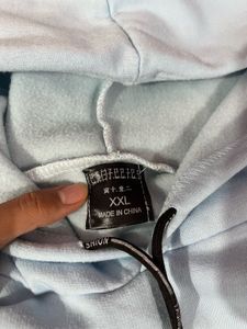 Oversized Light Blue Hoodie