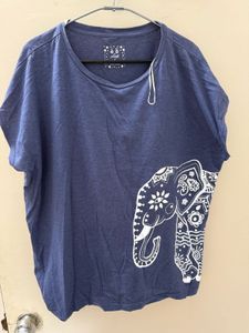 Blue Elephant Graphic Tee