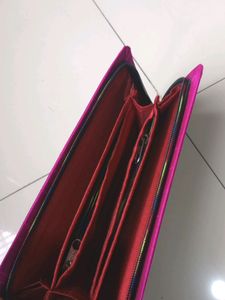 Real Mirrors And Embroidery Clutch Wallet