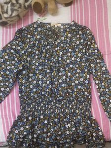 Flowered Pattern Formal Top