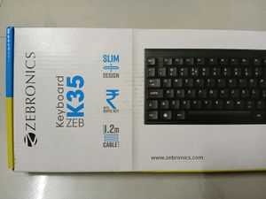 ZEBRONICS Zeb- K35 USB Wired Keyboard with Rupee K