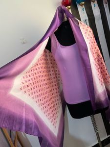 LV PRINT PURPLE STOLE