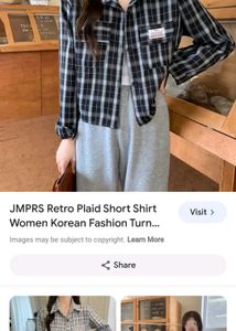 Korean Crop Shirt