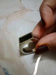 Silver &amp; Black Ring