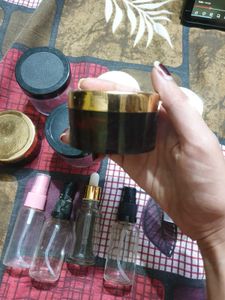 Assorted Empty Cosmetic Containers