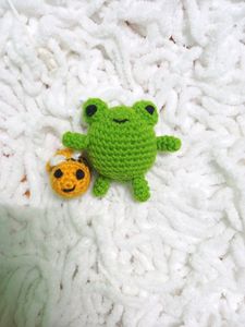 Crochet Frog And Bee Combo 🐝