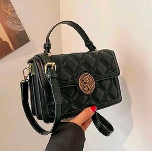 Imported Black Leather Sling Bag
