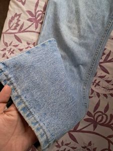 Light Wash Wide Leg Jeans