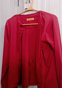 Red Long Sleeve shrug