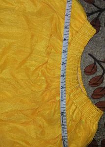 Yellow Ruffled Ethnic Skirt