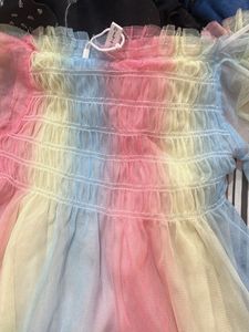 Rainbow Tulle Top