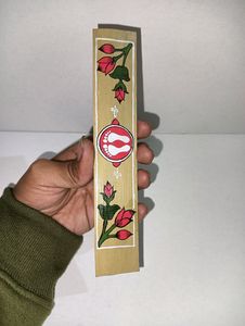 Hand Painted Organic Traditional Bookmark