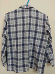 Even Line Plaid Shirt (Size-XS)