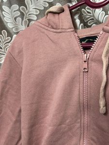 Pink Zip-Up Hoodie