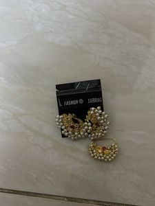 Affordable Marathi Style Nath And Earrings