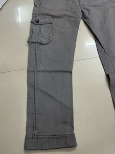 Grey Six Pocket Cargo Pant