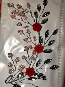 Red Floral Hair Accessory