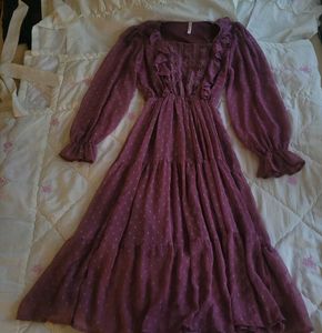 Fit And Flare Maxi Dress