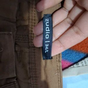 brown straight fit jeans for MEN